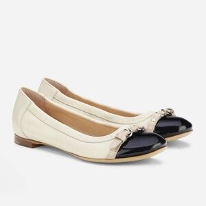 AGL Women's Tan Ballet-shoes Made In Italy size 38